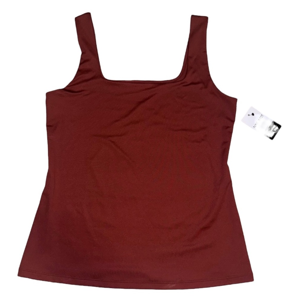 Nine West Rust Brown Shaping Tank Top - NWT - Large